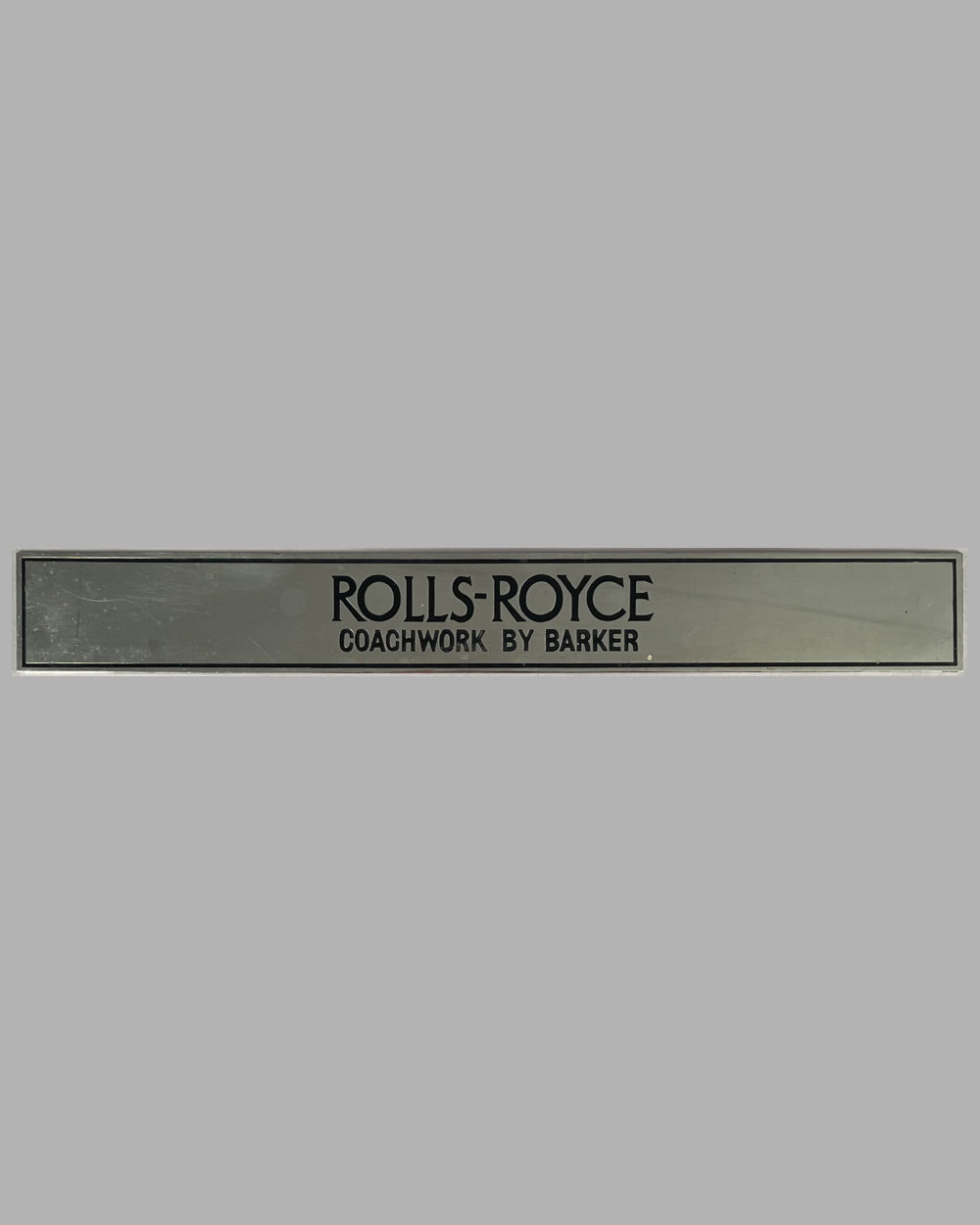 Rolls Royce Coachwork by Barker original sill plate