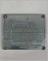 Sachsenfahrt 1925 dash plaque by the Allgemeiner Deutscher Automibil Club