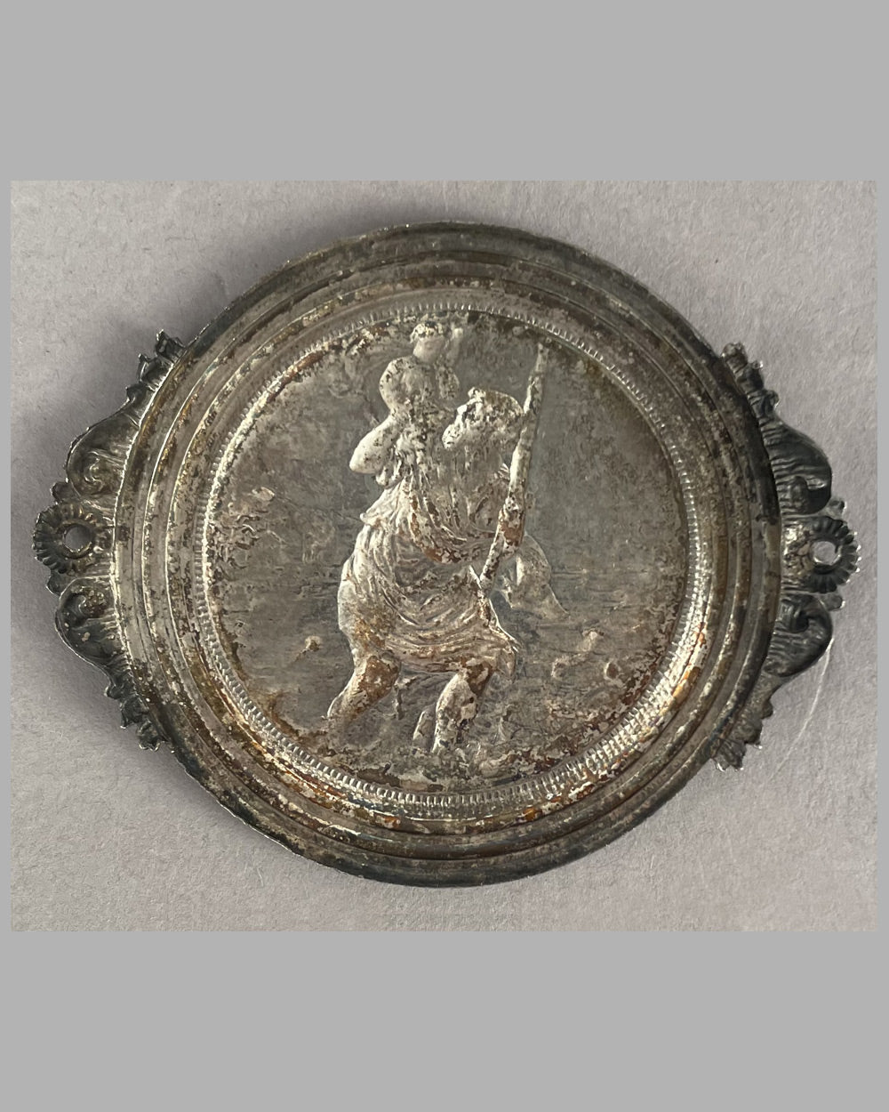 Saint Christopher medal, ca. 1910, Italy 2