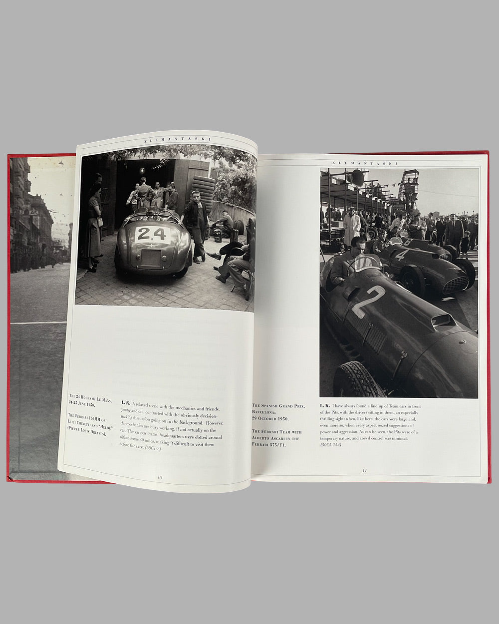 Salute to Ferrari book featuring the photography of Louis Klemantaski and Jesse Alexander 4