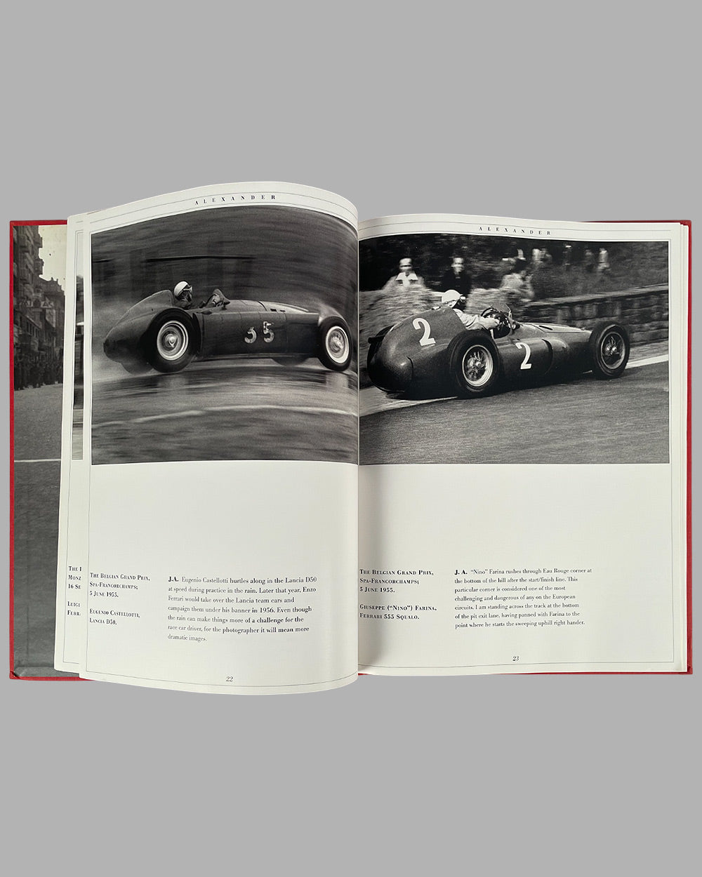 Salute to Ferrari book featuring the photography of Louis Klemantaski and Jesse Alexander 5