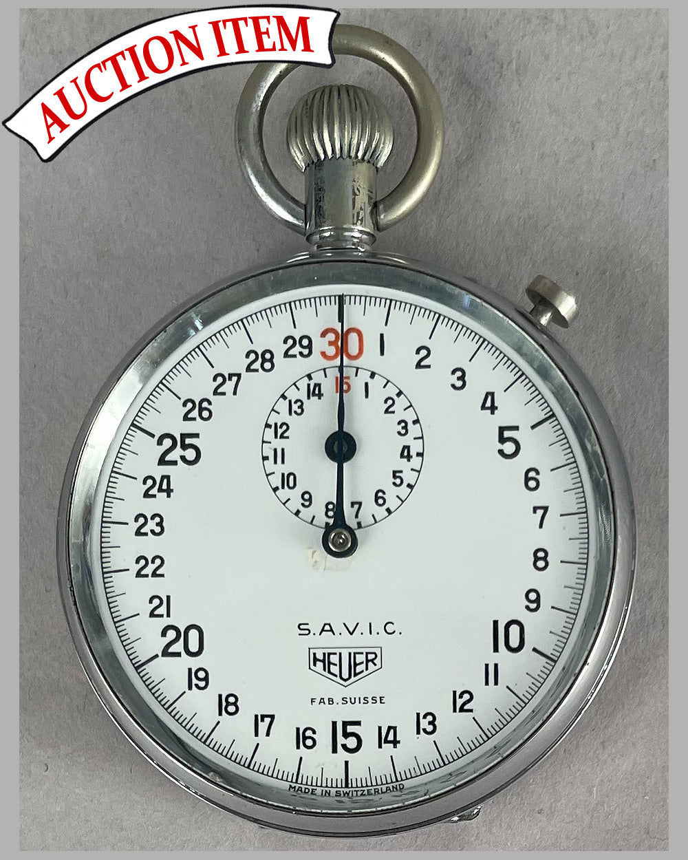 S.A.V.I.C. Heuer handheld stopwatch, ca. 1960’s