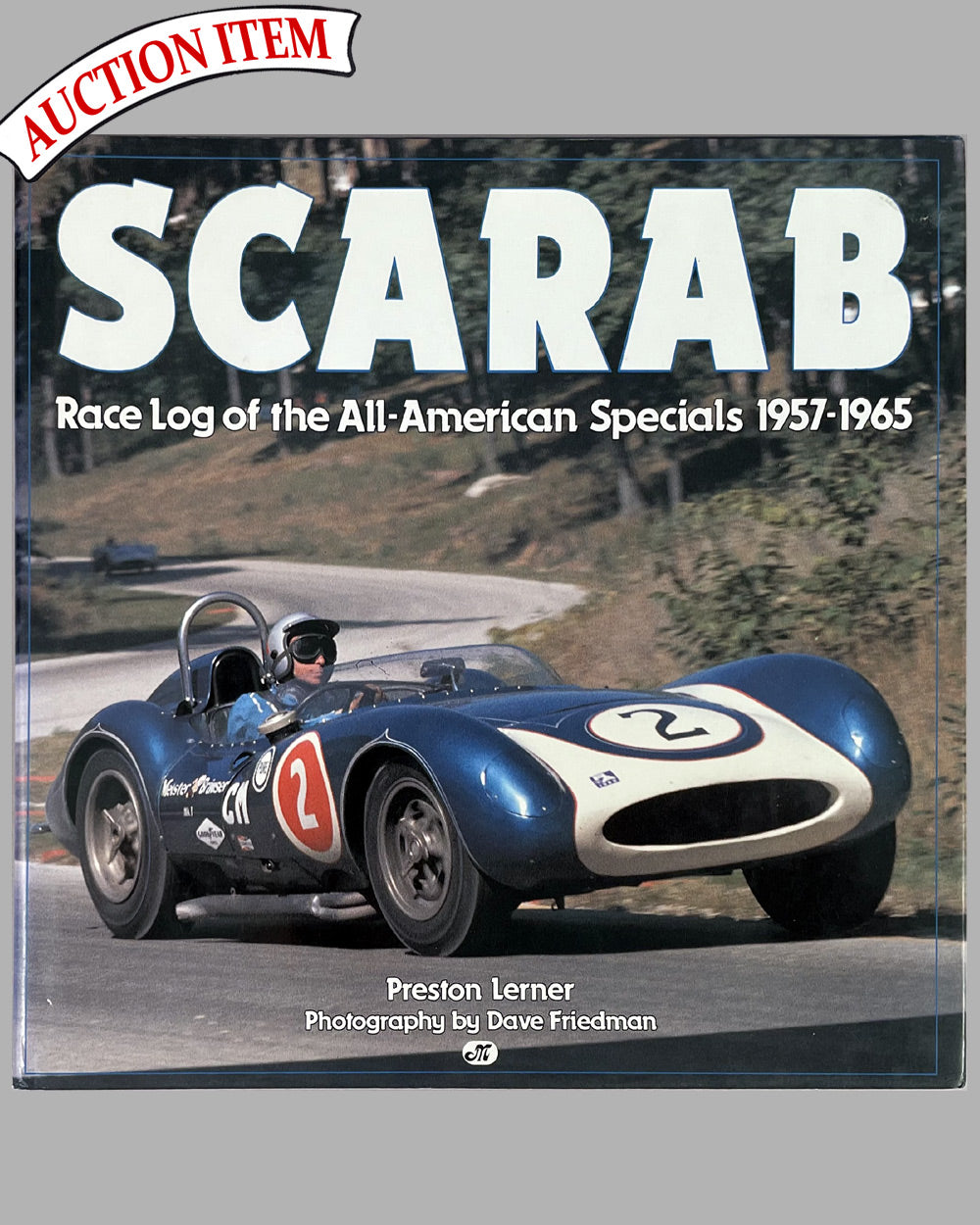 Scarab book by Preston Lerner with photos by Dave Friedman, 1st edition, 1991