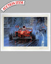 Schumacher Reigns Supreme autographed print by Nicholas Watts