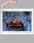 Schumacher Reigns Supreme autographed print by Nicholas Watts