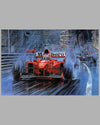 Schumacher Reigns Supreme autographed print by Nicholas Watts 2