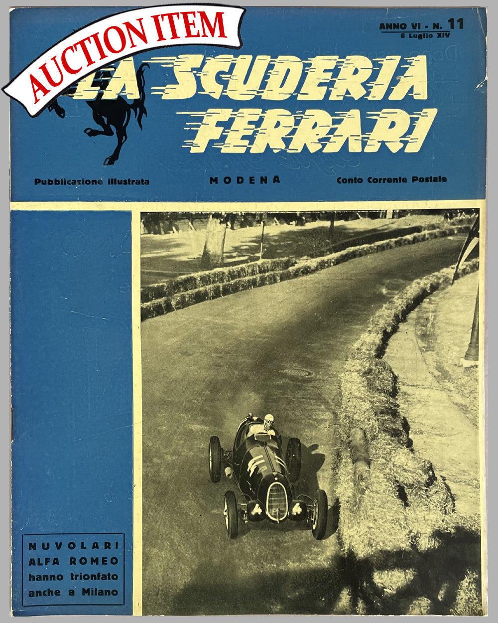 La Scuderia Ferrari magazine #11, July 1936