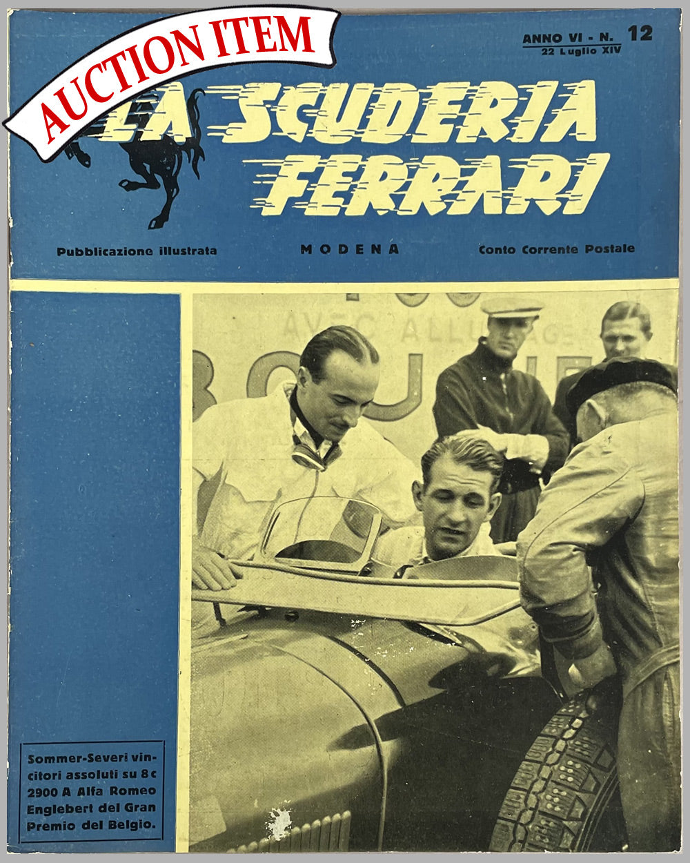 La Scuderia Ferrari factory magazine, Anno VI #12