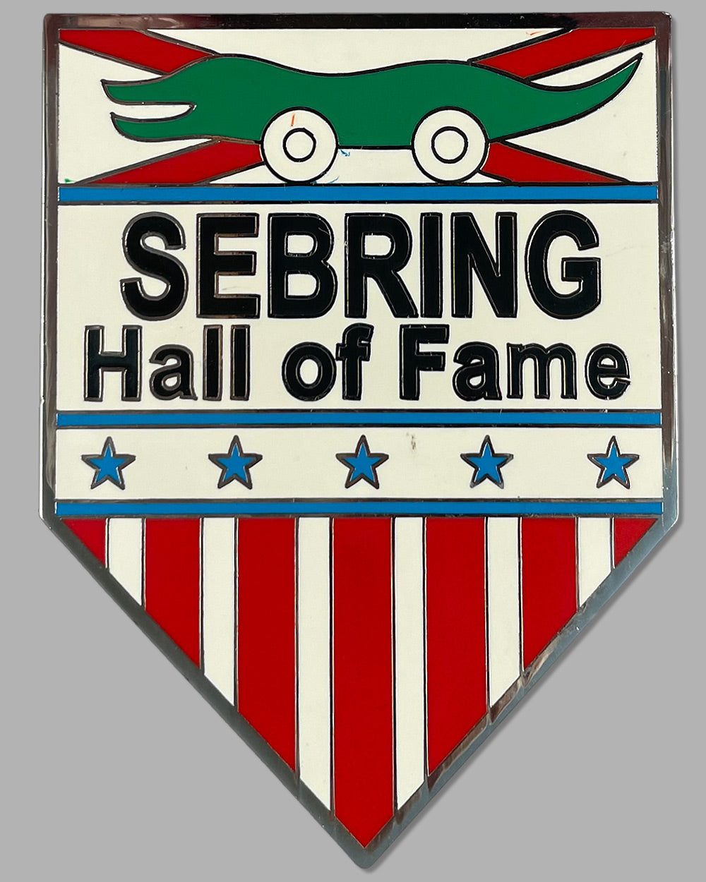 Sebring Hall of Fame grill badge