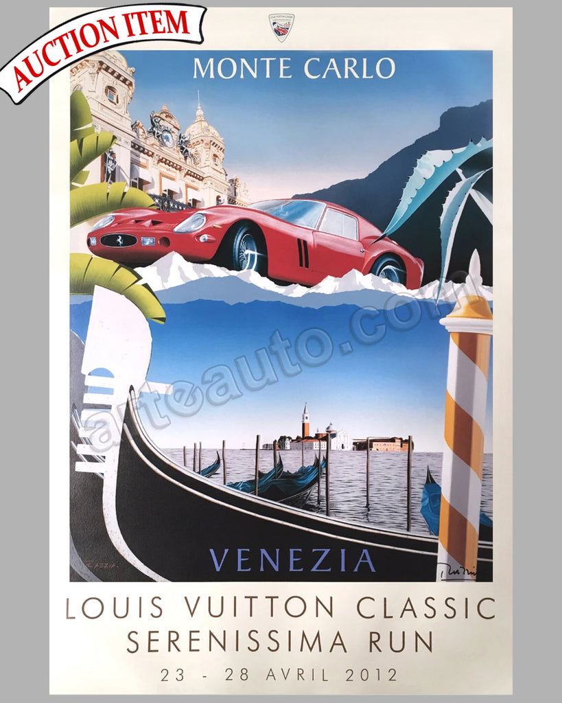 Louis Vuitton Classic Serenissima Run 2012 original poster by