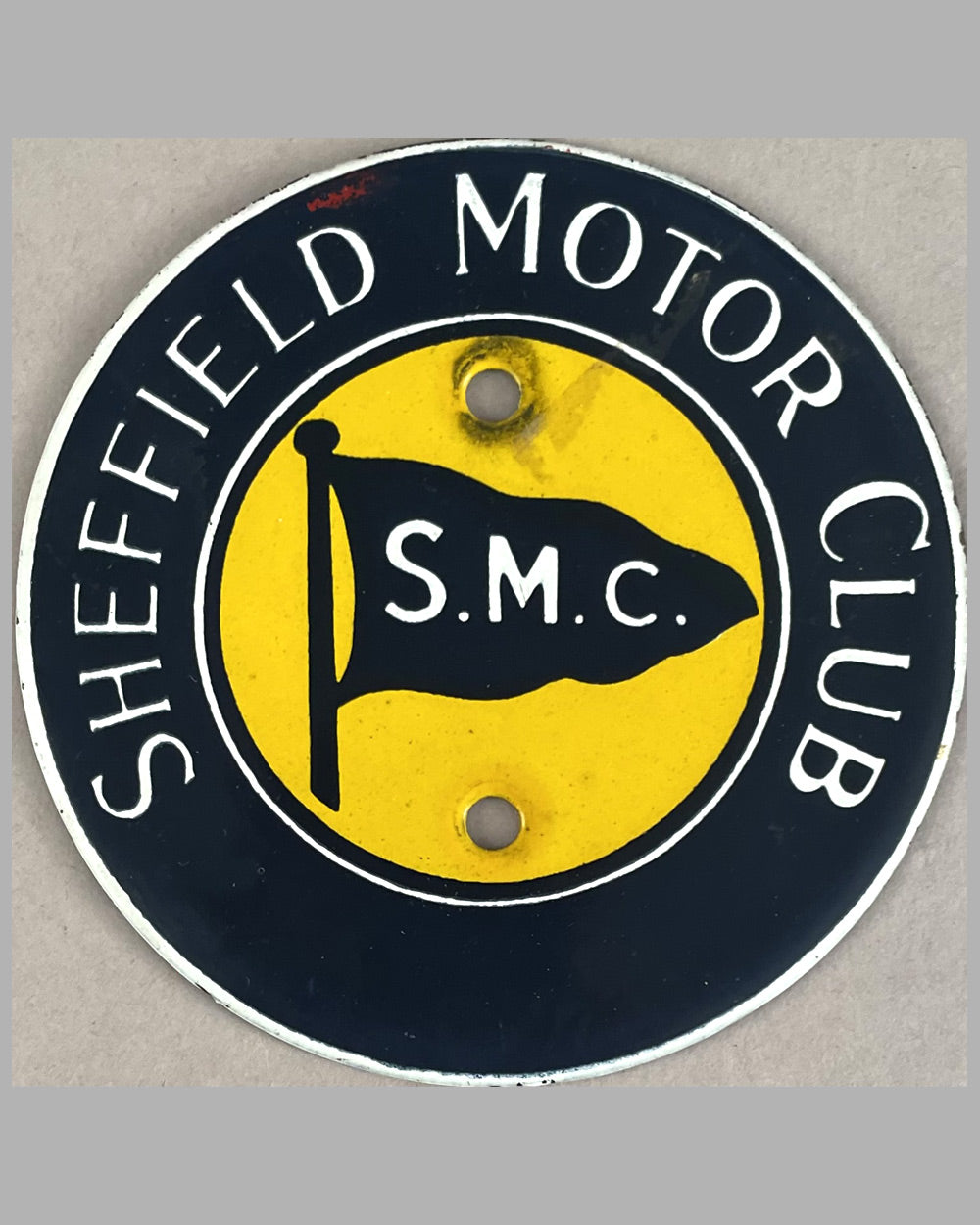 Sheffield Motor Club gill badge, U.K.