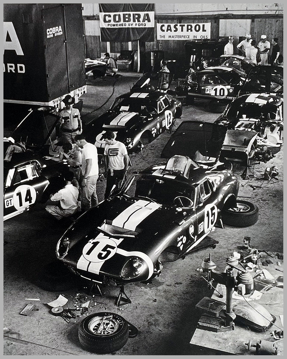 Shelby American Collection poster, photographed by Dave Friedman, autographed by Brock 2