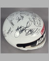 Simpson helmet with multiple autographs