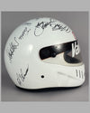 Simpson helmet with multiple autographs 2
