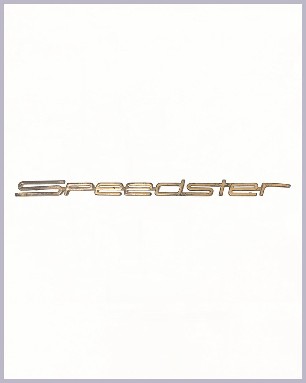 Porsche Speedster script, Germany, 1950's