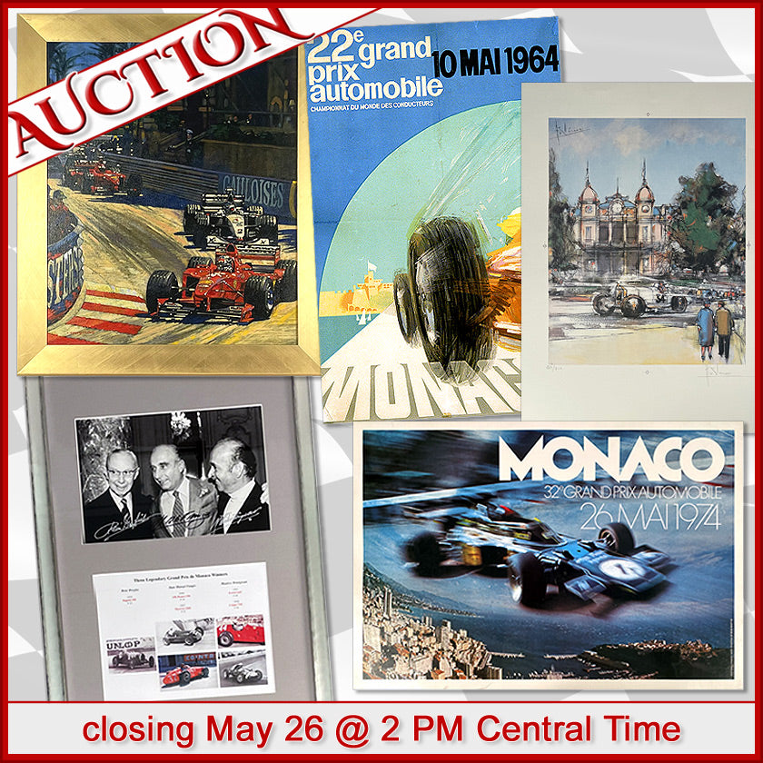 Monaco Grand Prix Posters & Artwork Auction