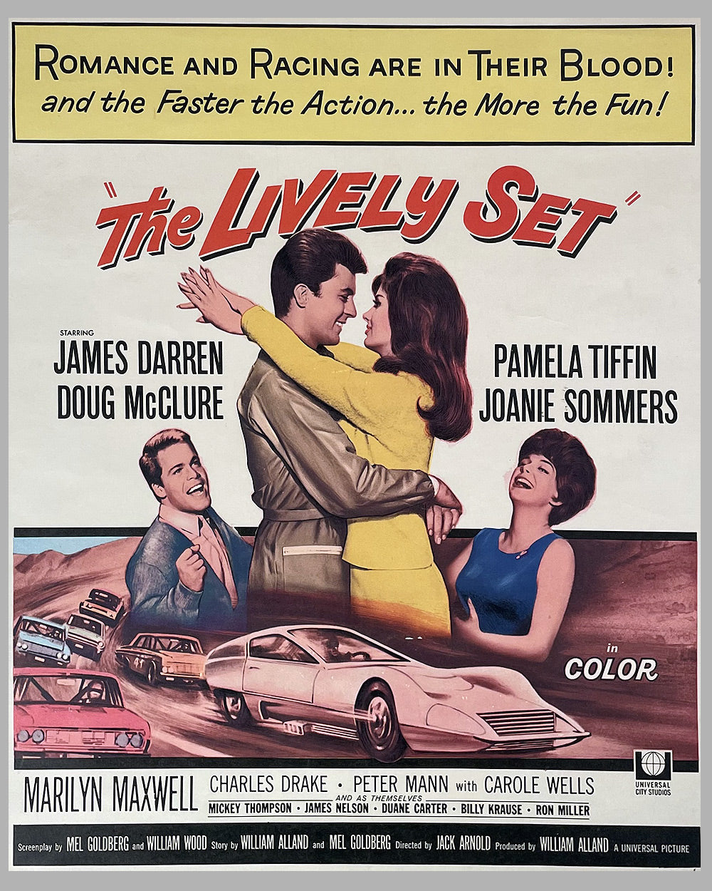 The Lively Set movie poster, 1964, U.S.A., starring James Darren 2