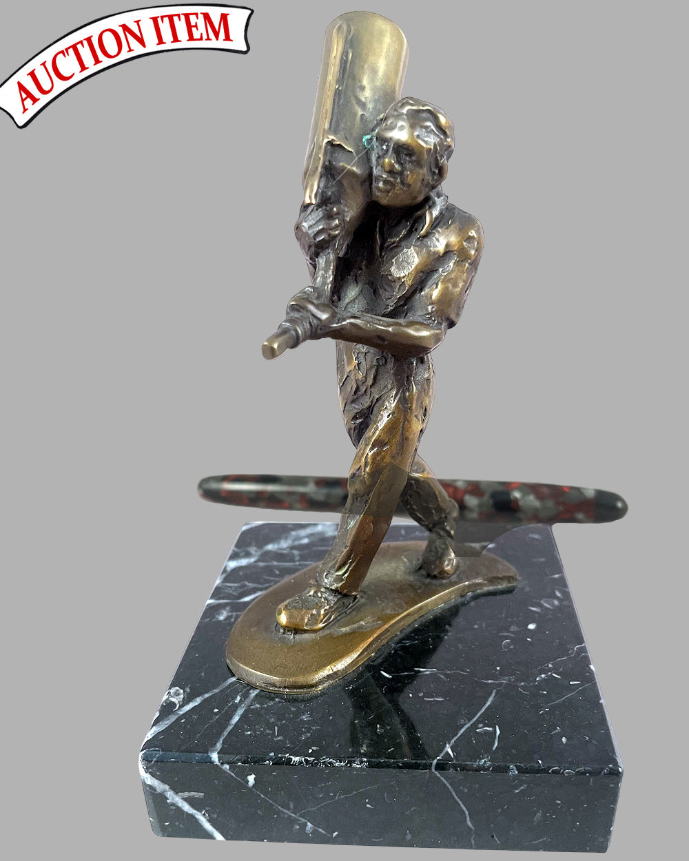 The Refueler bronze sculpture by Larry Braun, 1991