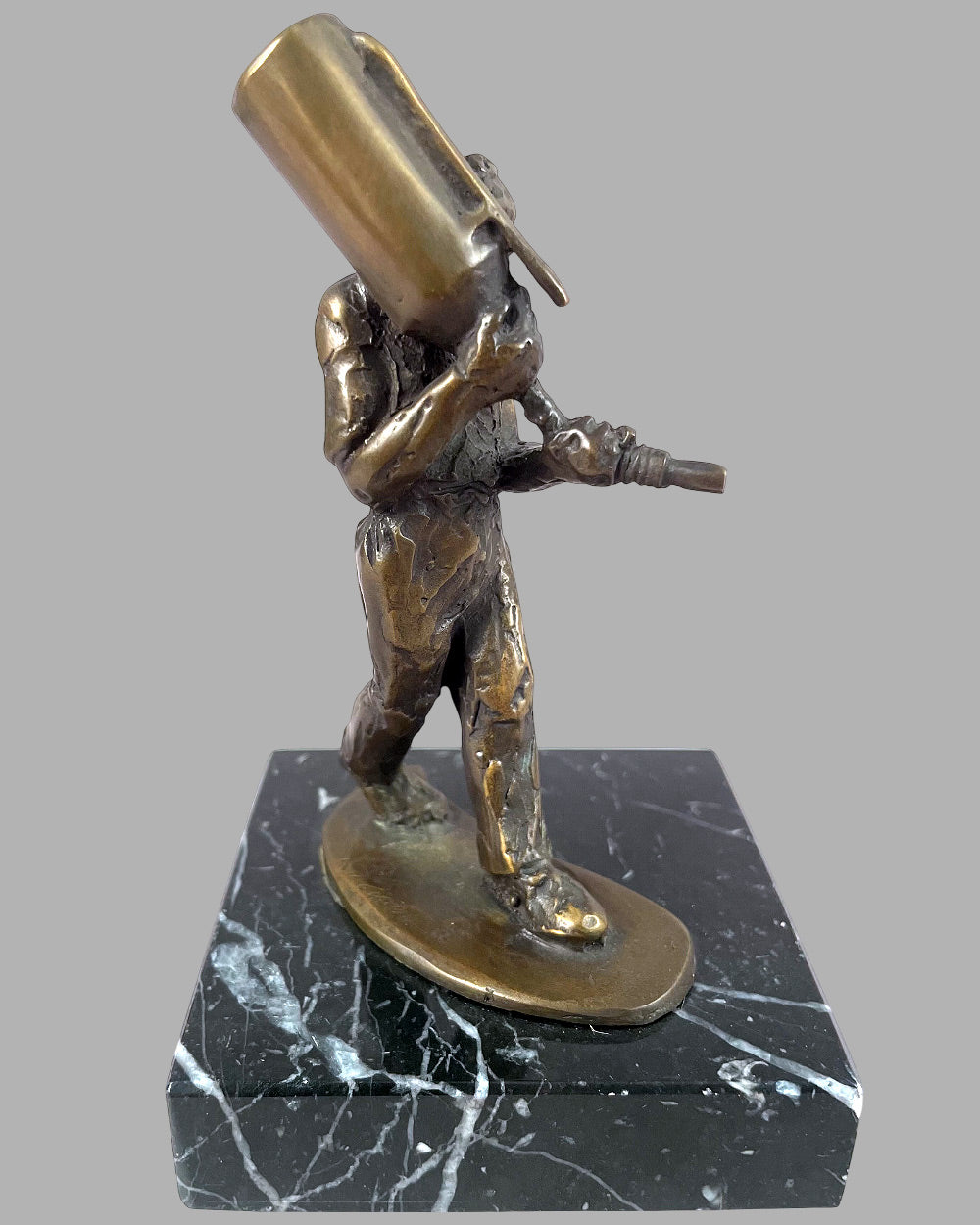 The Refueler bronze sculpture by Larry Braun, 1991 2