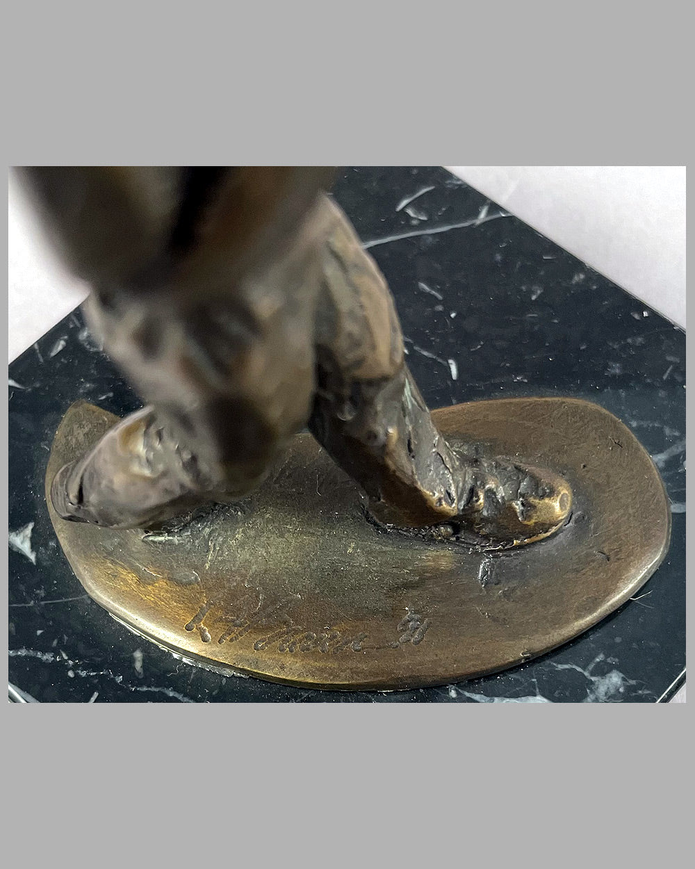 The Refueler bronze sculpture by Larry Braun, 1991 4