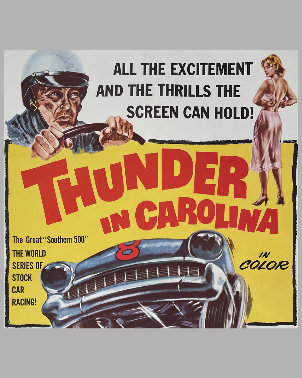 Thunder in Carolina original movie poster, 1960 2