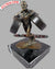 The Tire Changer bronze sculpture by Larry Braun, 1991