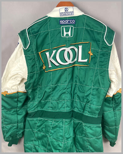 Paul Tracy Sparco racing suit presented to Herb Fishel by Tracy 5