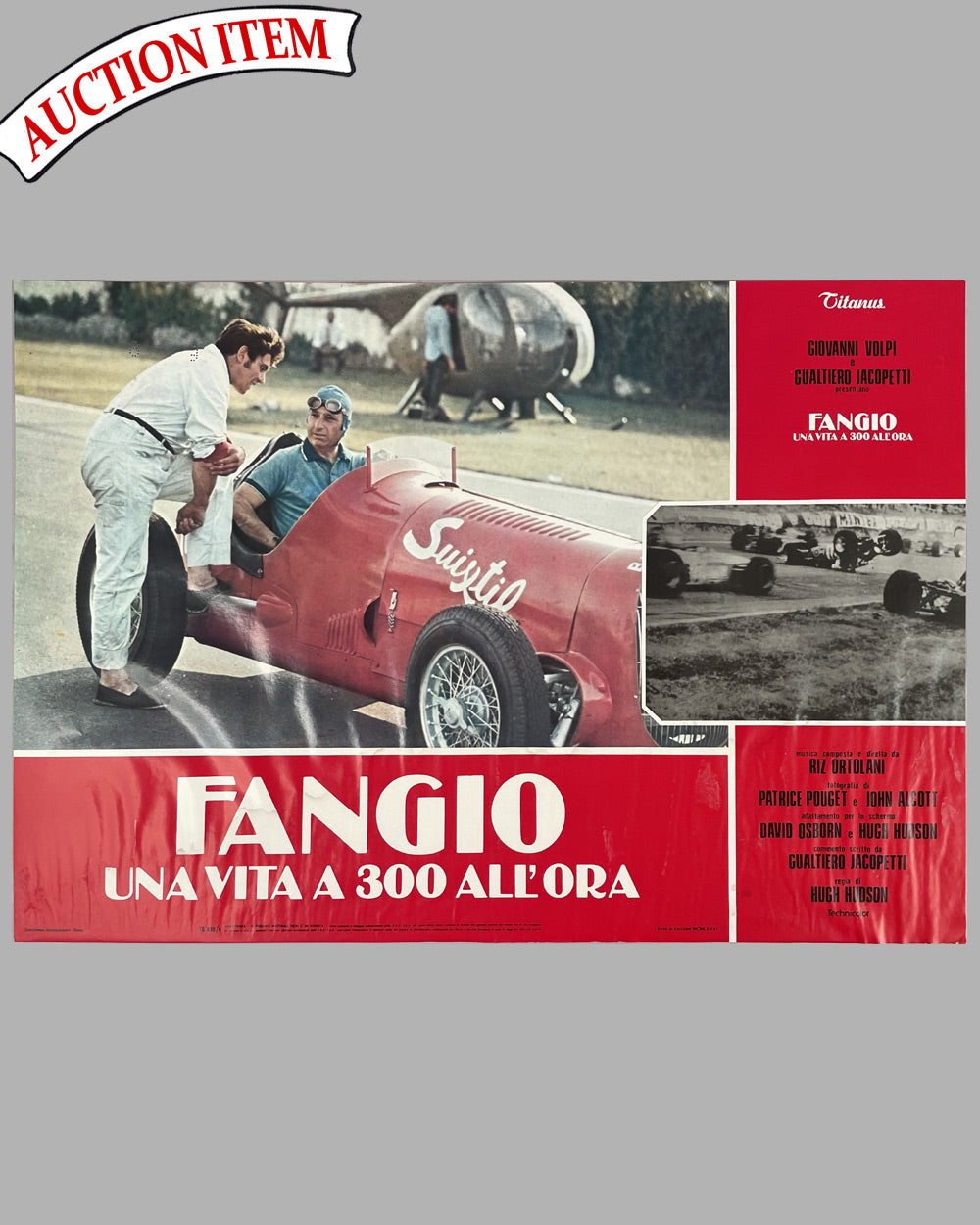 Fangio - Una vita a 300 all’ora movie poster, 1981