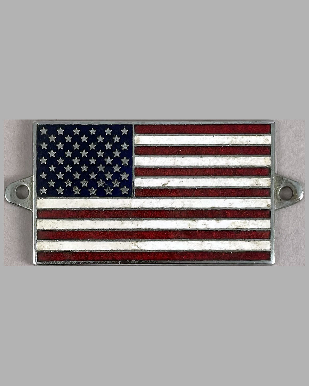 United States flag badge for dashboard mounting