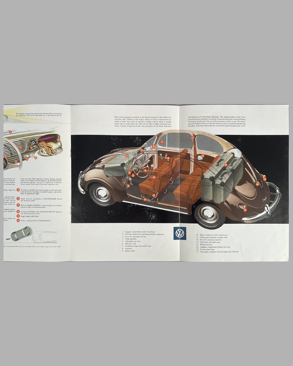 Volkswagen Beetle factory brochure, mid 1950’s 5