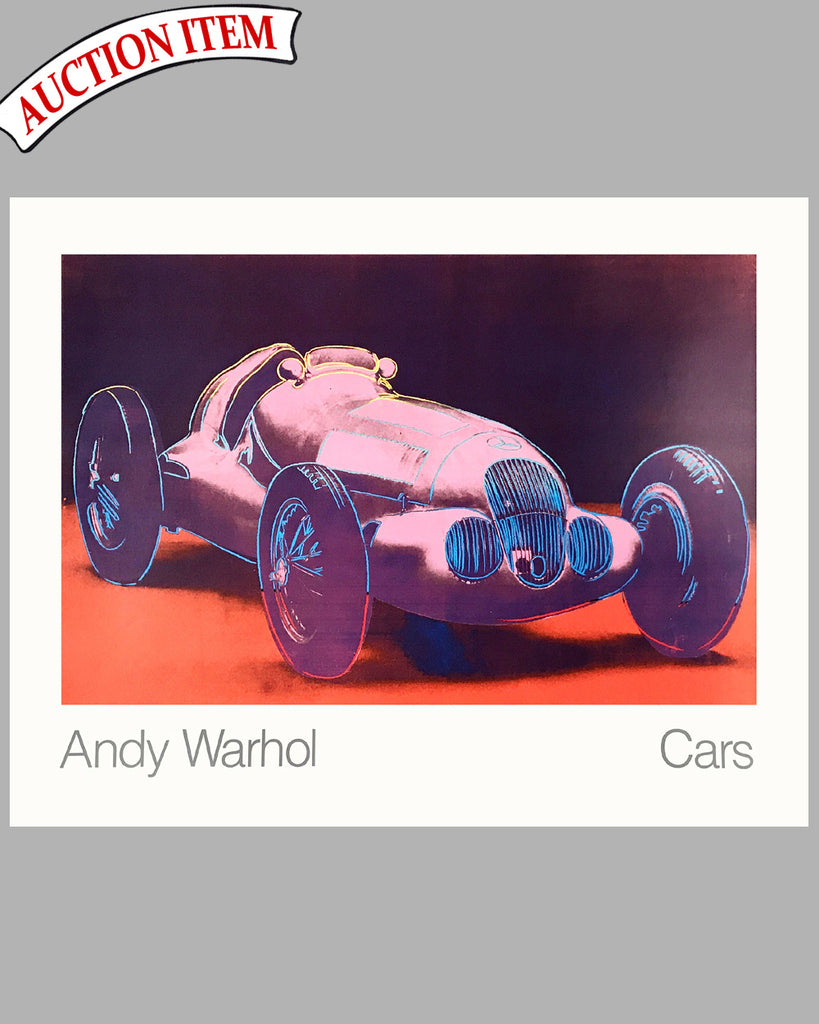 Cars by Andy Warhol - Mercedes Benz W125 GP Poster - l'art et l