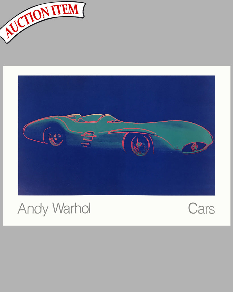 Cars by Andy Warhol - 1954 Mercedes Benz W-196-R Poster - l'art et