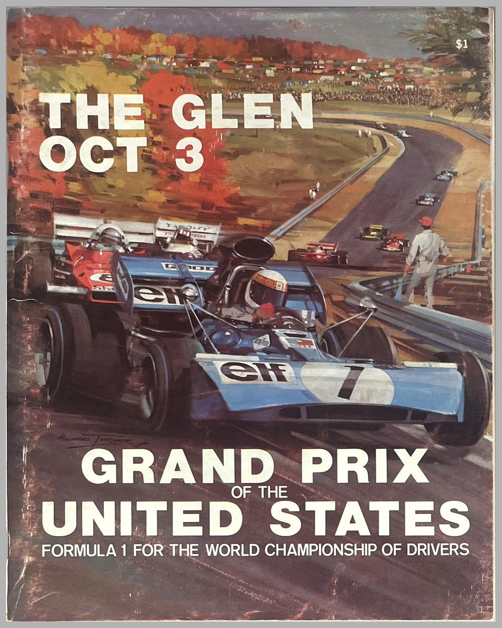 Six Watkins Glen Grand Prix programs - 1971, ’73, ’74, ’75, ’76, and ‘78 2