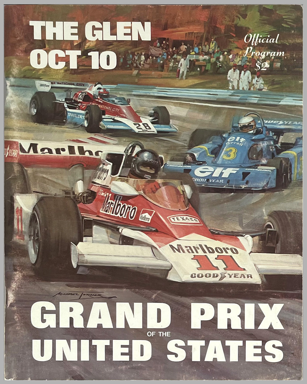 Six Watkins Glen Grand Prix programs - 1971, ’73, ’74, ’75, ’76, and ‘78 6