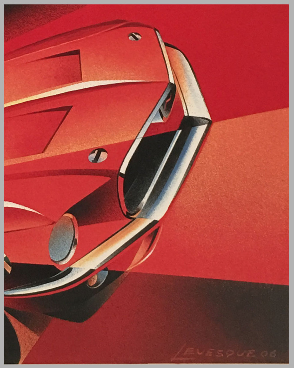 Watkins Glen “Circa 1967” commemorative poster by Alain Lévesque, 2006 3