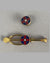 Collection of lapel pins, cuff links and tie clip form yacht clubs and events 4