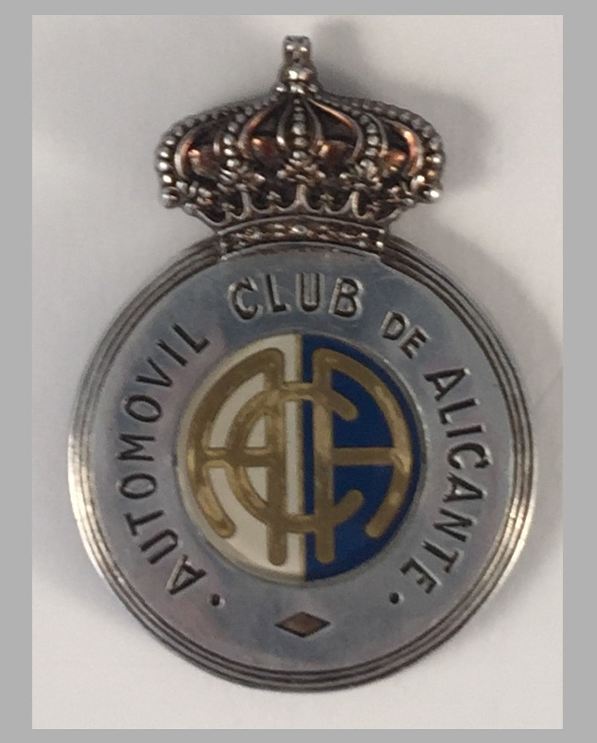 Automovil Club de Alicante (Spain) car grill badge