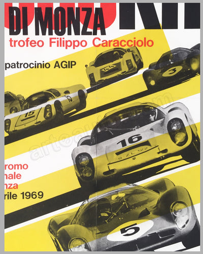 1000 KM di Monza 1969 official poster 2