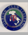 Touring Club Italiano car grill badge