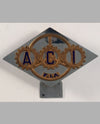 ACI (Automobil Club of Italy) car bumper badge