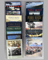 Fifteen Pebble Beach Concours d'Elegance programs from 1993 to 2019