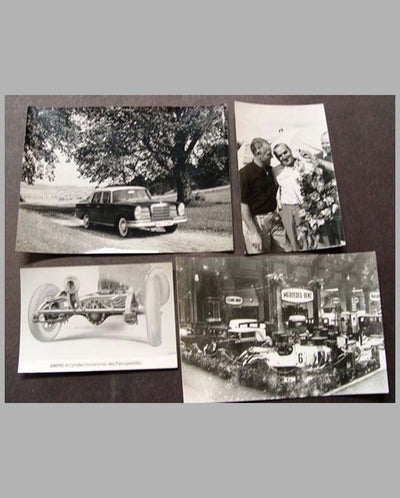 Sixteen Mercedes photographs, black and white