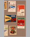 19 Automotive poster stamps from around the world - 1910’s to 1960’s