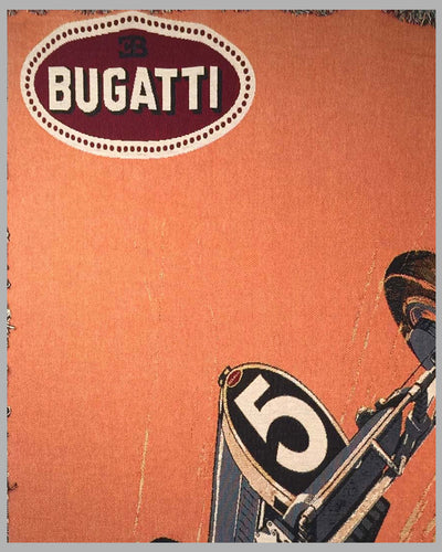 Bugatti large tapestry produced in the 1990’s by Jacques Grelley 2