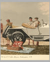 1923 Mercedes Runabout print by Leslie Saalburg 2