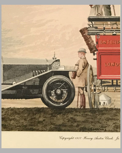 1923 Mercedes Runabout print by Leslie Saalburg 3
