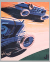French GP at Montlhery 1927 official event poster by Alph Noel 2