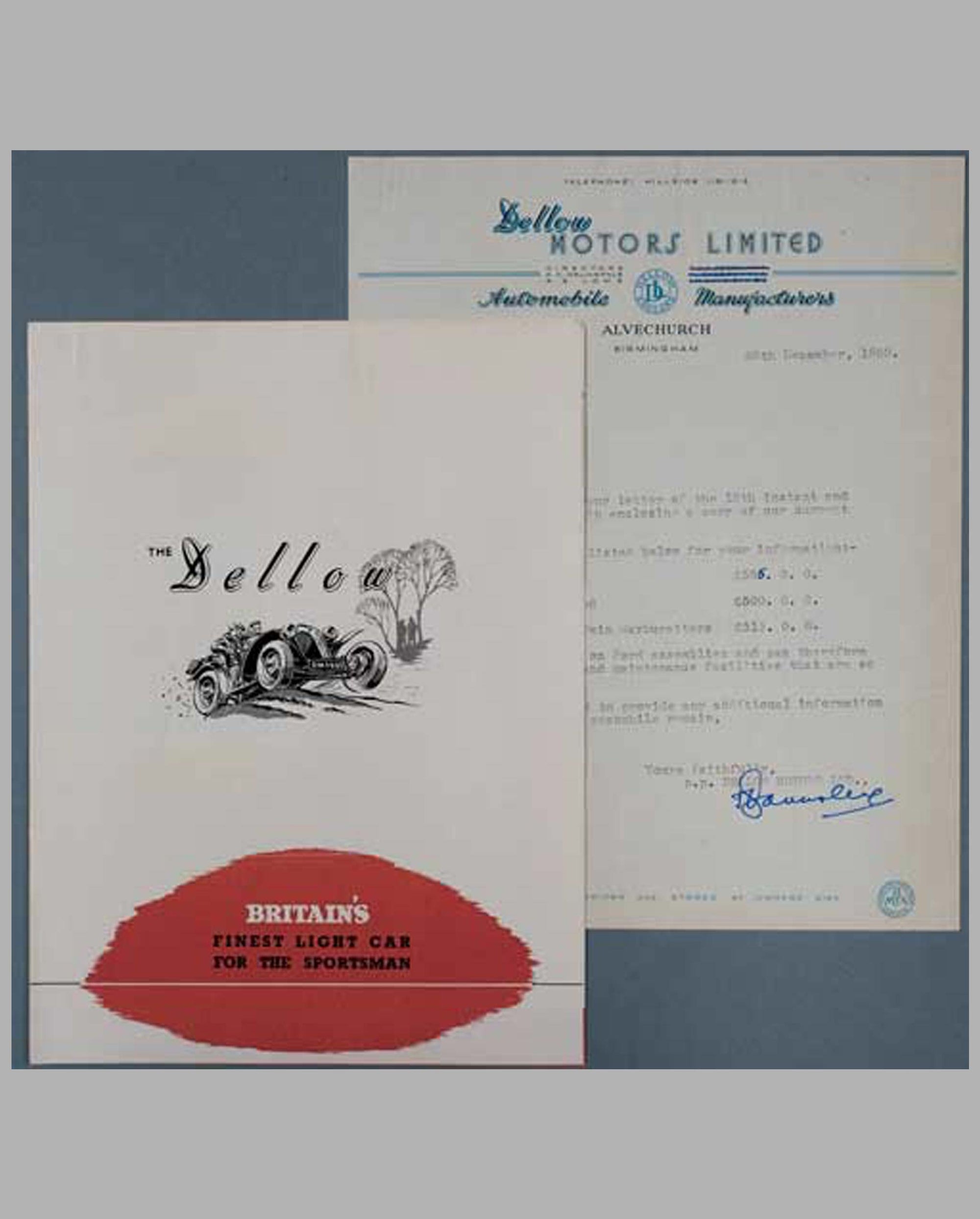 1950 Dellow Motors Limited sales brochure