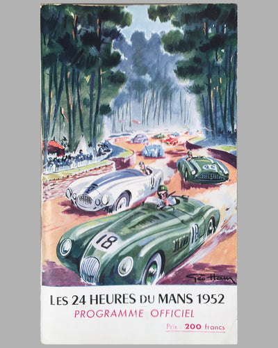 1952 24 Heures du Mans official program
