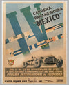 Carrera Panamericana Mexico 1953 original poster